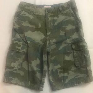 Boys’ camo, cargo shorts